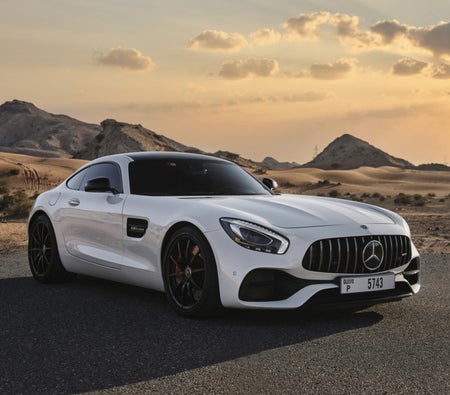 Rent Mercedes Benz AMG GTS 2019 in Abu Dhabi
